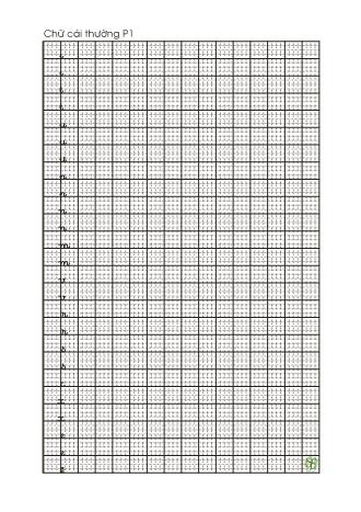 Luyện viết chữ Lớp 1 - Xa Trúc Thảo