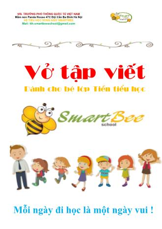 Vở luyện viết dành cho bé Tiền Tiểu học (Phần 4)