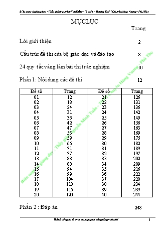 42 Đề tự luyện Hóa học ôn thi Đại học - Nguyễn Minh Tuấn