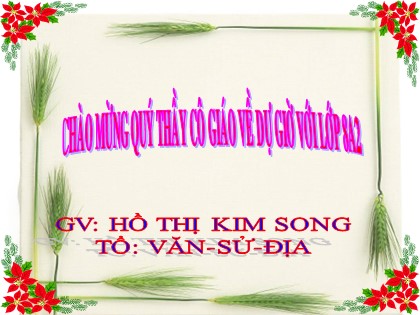 Bài giảng Ngữ văn Lớp 8 - Tiết 50: Dấu ngoặc đơn và dấu hai chấm - Hồ Thị Kim Song