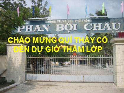 Bài giảng Vật lí Lớp 11 - Tiết 22: Lực Lo-ren-xơ - Trường THPT Phan Bội Châu