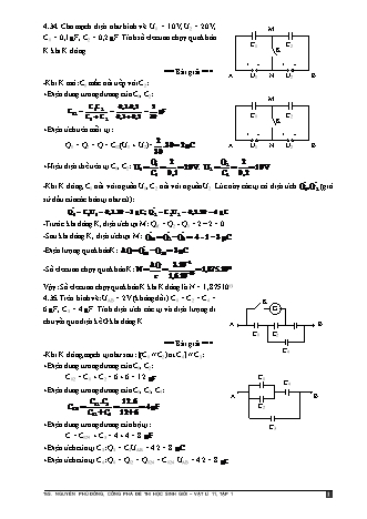 Các chuyên đề bồi dưỡng Học sinh giỏi Vật lí Lớp 11 - Tập 1 - Phần 2