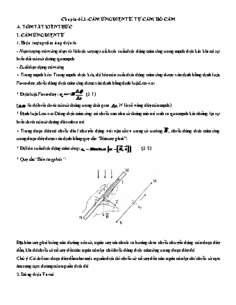 Các chuyên đề bồi dưỡng Học sinh giỏi Vật lí Lớp 11 - Tập 2 - Phần 1: Điện từ - Chuyên đề 3: Cảm ứng điện từ. Tự cảm. Hỗ cảm