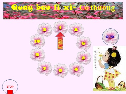 Thiết kế trò chơi trên PowePoint - Quay bao lì xì (Có thưởng)