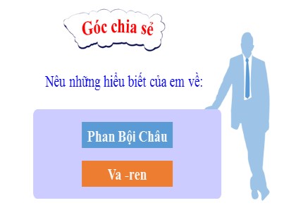 Bài giảng Ngữ văn Lớp 7 - Văn bản Những trò lố hay là Va-ren và Phan Bội Châu - Nguyễn Thị Lệ Giang