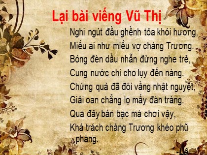 Bài giảng Ngữ văn Lớp 9 theo CV4040 - Văn bản Chuyện người con gái Nam Xương