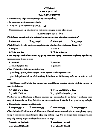 Luyện thi Vật lí Lớp 10 - Chương 2: Động lực học chất điểm - Bài 5: Lực ma sát - Chu Văn Biên