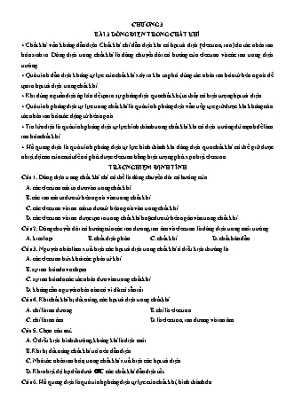 Luyện thi Vật lí Lớp 11 - Chương 3: Dòng điện trong các môi trường - Bài 3: Dòng điện trong chất khí - Chu Văn Biên