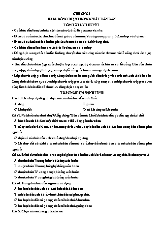 Luyện thi Vật lí Lớp 11 - Chương 3: Dòng điện trong các môi trường - Bài 4: Dòng điện trong chất bán dẫn - Chu Văn Biên