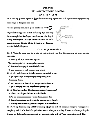 Luyện thi Vật lí Lớp 11 - Chương 5: Cảm ứng điện từ - Bài 2: Suất điện động cảm ứng - Chu Văn Biên