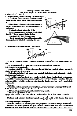 Luyện thi Vật lí Lớp 12 - Chủ đề 16: Hiện tượng tán sắc ánh sáng - Chu Văn Biên