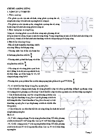 Phương pháp học nhanh Vật lí Lớp 12 - Tập 1 - Chuyên đề 2: Sóng cơ - Chủ đề 10: Sóng dừng - Phạm Hồng Vương
