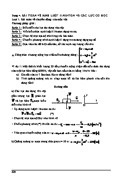 Tài liệu bồi dưỡng học sinh giỏi Vật lí Lớp 10 - Tập 1 - Chủ đề 2: Động lực học chất điểm (Phần 2) - Chu Văn Biên