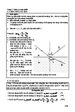 Tài liệu bồi dưỡng học sinh giỏi Vật lí Lớp 11 - Tập 2 - Phần 6: Quang học - Chuyên đề 1: Phản xạ. Khúc xạ - Dạng 2: Phản xạ toàn phần - Chu Văn Biên