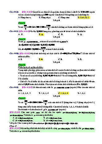 Trắc nghiệm Đại số Lớp 10 tách từ đề thi thử THPT Quốc gia - Chương 1 - Chủ đề 4: Số gần đúng. Sai số - Câu hỏi chưa phân dạng - Mức độ 2 - Năm học 2017-2018 (Có đáp án)