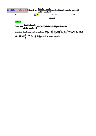 Trắc nghiệm Đại số Lớp 11 tách từ đề thi thử THPT Quốc gia - Chương 1 - Chủ đề 3: Phương trình lượng giác thường gặp - Dạng 2: Phương trình cổ điển (a.sinx + b.cosx = c) - Mức độ 4 - Năm học 2017-2018 (Có đáp án)