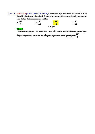 Trắc nghiệm Hình học Lớp 12 tách từ đề thi thử THPT Quốc gia - Chương 1 - Chủ đề 2: Thể tích khối chóp - Dạng 7: Khối chóp cụt - Mức độ 2 - Năm học 2017-2018 (Có đáp án)